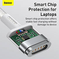 Уцінка! Кабель Baseus Zinc Magnetic Lightning Laptop Type-C to L-shaped Port 60W (2m), фото 8