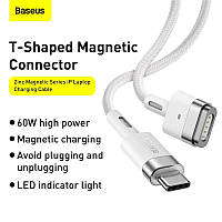 Уценка! Кабель Baseus Zinc Magnetic Lightning Laptop Type-C to L-shaped Port 60W (2m)