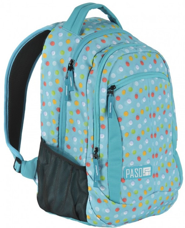 Яскравий рюкзак PASO 22L синій портфель туртистичний Adore