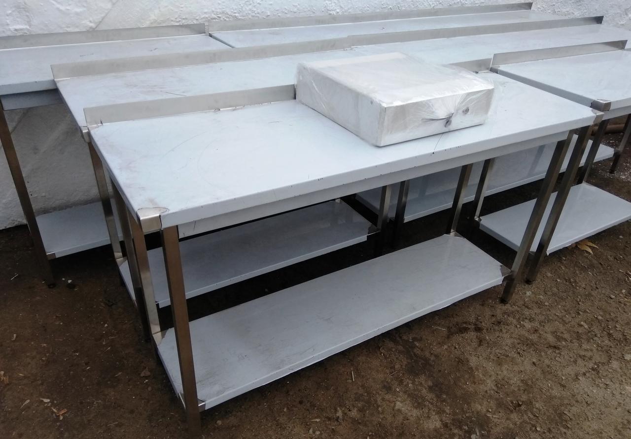 Стіл виробничий із полицею 1500*600*850, фото 1