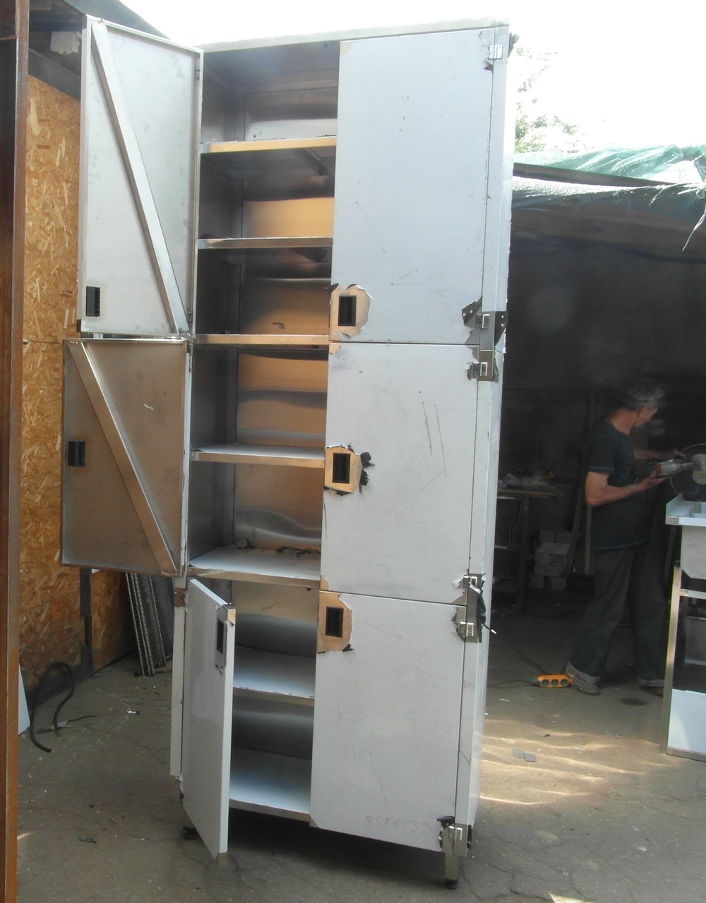 Шафа для зберігання інвентарю та посуду aisi 304, фото 1