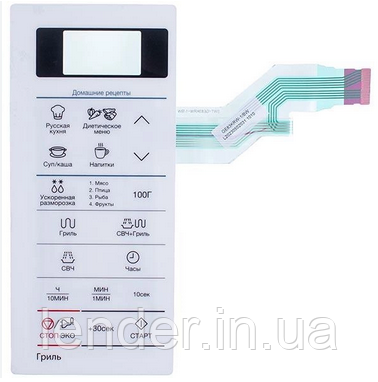 Панель мікрохвильової печі Samsung DE34-00438A, фото 1