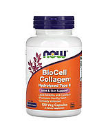 BioCell Collagen, гидролизованный тип 2, Коллаген для суставов 120 растительных капсул