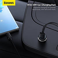 Автомобільне ЗУ Baseus CW01 Magnetic Wireless Car Mount 40W (Бездротова зарядка 15W + USB 25W), фото 6