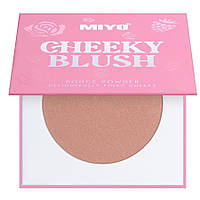 Miyo Cheeky Blush румяна сияющие оттенок 03 False Peach 10 г (7640433)