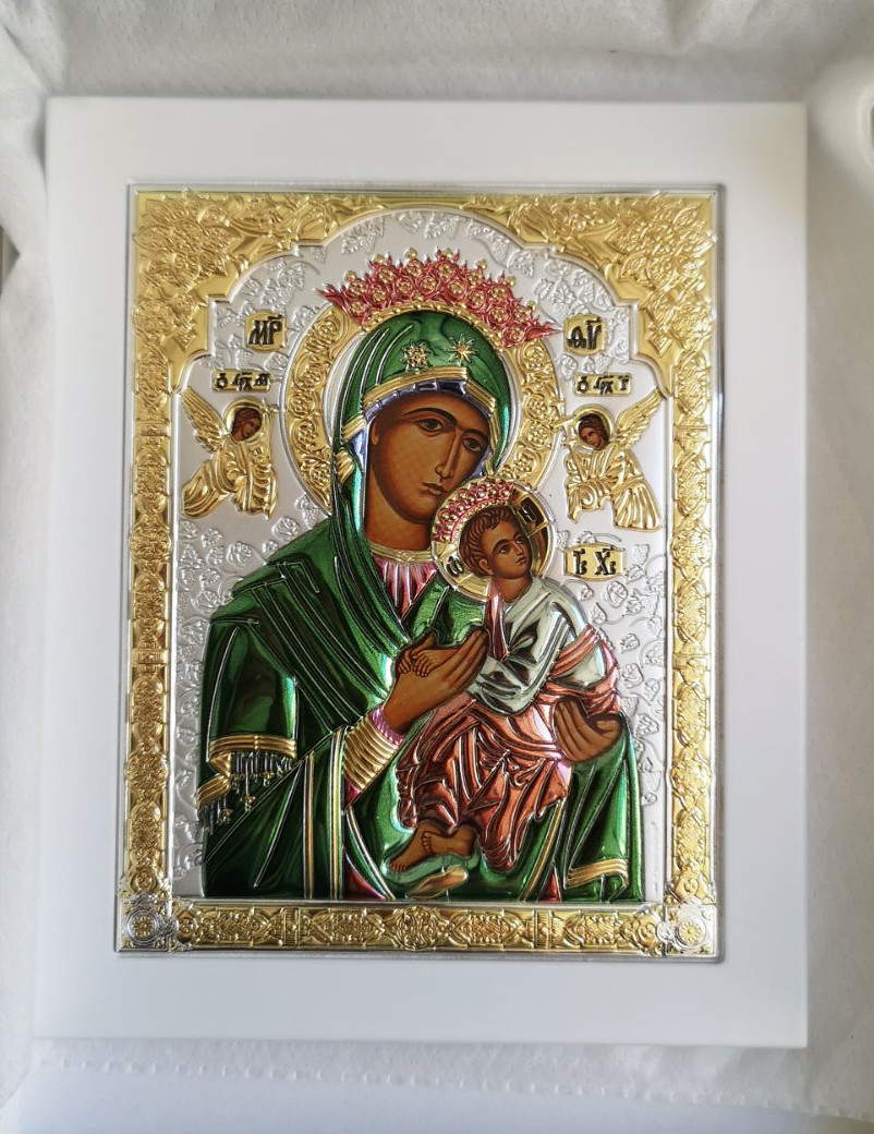 Богоматір Невтомної Допомоги ікона 17х21см, фото 1