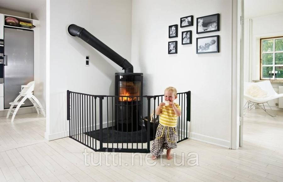 Baby Dan Flex L ворота безопасности черные (7657336) - фото 4 - id-p2173283926