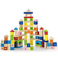 Кубики Viga Toys Кубики Алфавіт та числа (50288) p