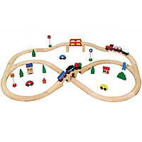 Железная дорога Viga Toys 49 деталей (56304) p
