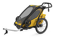 Thule, Chariot Sport 1, дитячий велосипедний причіп, Spectra Yellow on Black (7657829)