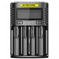 Зарядное устройство для аккумуляторов Nitecore Digicharger UMS4 4 channels, LCD, Li-ion, IMR, Ni-Mh, Ni-Cd, 4A