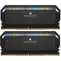 Модуль памяти для компьютера DDR5 32GB 2x16GB 6000 MHz Dominator Platinum RGB Black Corsair CMT32GX5M2X6000C36