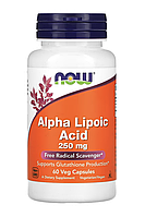 Alpha Lipoic Acid 250 мг - 60 капсул - NOW Foods (Альфа-липоевая кислота Нау Фудс)