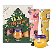 Frudia Hello Winter набор бальзам для губ 10 мл + крем для рук 2x30 мл (7664176)