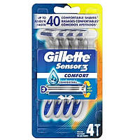 Gillette Sensor3 Comfort одноразовые бритвы 4 шт. (7646656)
