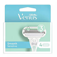 Gillette Venus Smooth Sensitive сменные лезвия для женщин 4 шт. (7646674)