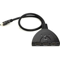 Переходник HDMI to HDMI 3x1 PowerPlant (CA912070) p