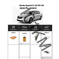 Комплект фільтрів Skoda Superb II 3.6 FSI V6 (2011-2015) WIX