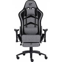 Кресло игровое GT Racer X-2534-F Gray/Black Suede X-2534-F Fabric Gray/Black Suede i