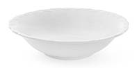 Набор 3 фарфоровые суповые тарелки "White Prince" 800мл (белый фарфор) SND