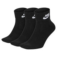 Шкарпетки Nike U NK NSW EVRY ESSENTIAL ANKLE 3PR SK0110-010 34-38 3 пари Чорні (193145890510) p