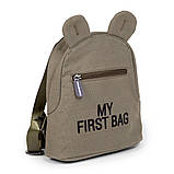 Рюкзак дитячий Childhome My first bag khaki, арт. CWKIDBKA, фото 2