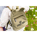 Рюкзак дитячий Childhome My first bag khaki, арт. CWKIDBKA, фото 9
