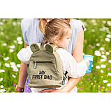 Рюкзак дитячий Childhome My first bag khaki, арт. CWKIDBKA, фото 10