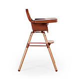 Стілець для годування Childhome Evolu 2 з бампером natural/rust, арт. CHEVOCHRU, фото 8