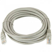 Патч-корд 3м, UTP, cat.6, CU, 24AWG, grey Kingda KD-PAUT6300GY i