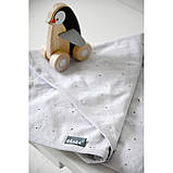 Пеленка Beaba Miracle Місяць і зорі сірий, арт. 043079, фото 6