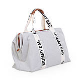 Сумка Childhome Mommy bag Signature canvas off white, арт. CWMBBSCOW, фото 3