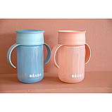 Поїльник - непроливайка Beaba 360° 340 мл рожевий, арт. 913571, фото 3