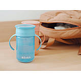 Поїльник - непроливайка Beaba 360° 340 мл рожевий, арт. 913571, фото 5