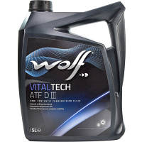 Трансмиссионное масло Wolf VITALTECH ATF DIII 5л 8305405 i