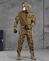 Тактический военный костюм 3 в 1 Варан китель убакс штаны мужской туристический армейский камуфляж Хищник