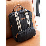 Рюкзак Childhome Family club canvas black, арт. CWBPSCBL, фото 9