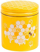 Банка керамическая "Sweet Honey" 480мл для сыпучих продуктов, желтый SND