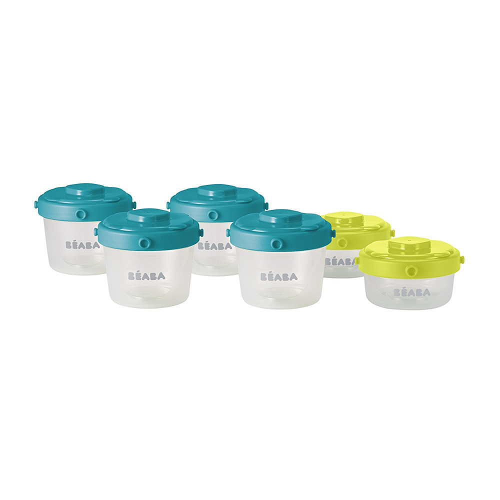 Контейнери для зберігання Beaba Clip Containers 6 шт (60 мл + 120 мл), арт. 912481, фото 1