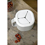 Чашка Beaba Pick 'n' Snack силіконова для снеків і напоїв сірий, арт. 913565, фото 7