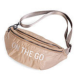 Сумка через плече Childhome Banana bag puffered beige, арт. CWBANAPBE, фото 3