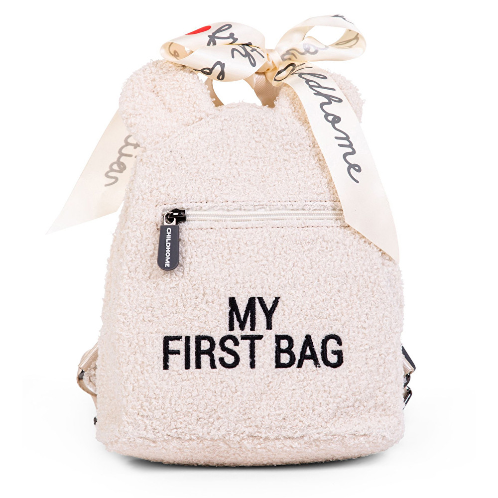 Рюкзак дитячий Childhome My first bag teddy white, арт. CWKIDBTW