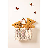 Іграшка - комфортер Childhome Teddy коричневий, арт. CCTBDTB, фото 6