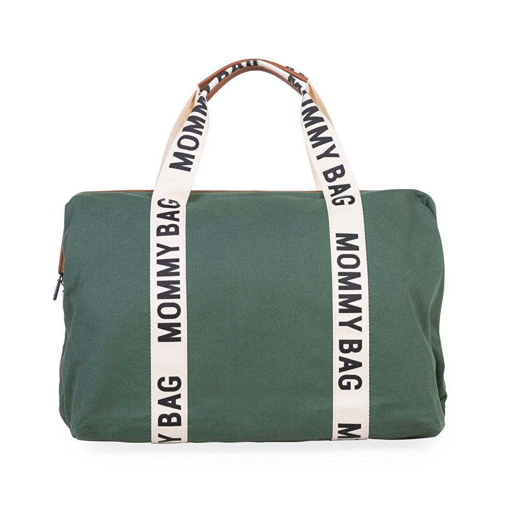 Сумка Childhome Mommy bag Signature canvas green, арт. CWMBBSCGR, фото 1