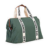 Сумка Childhome Mommy bag Signature canvas green, арт. CWMBBSCGR, фото 3