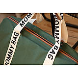 Сумка Childhome Mommy bag Signature canvas green, арт. CWMBBSCGR, фото 5