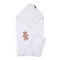 Рушник з капюшоном Childhome 80x80 terry teddy, арт. CCBCJMTB