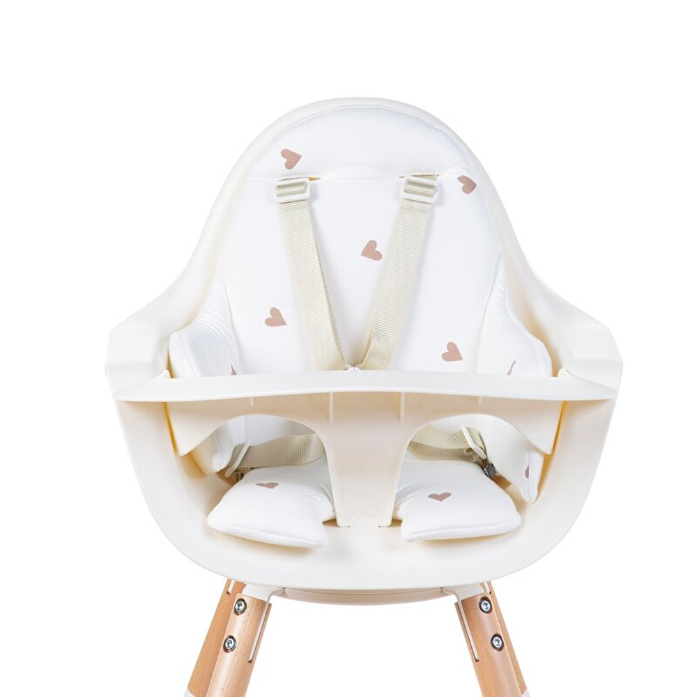 Подушка до стільця для годування Childhome Evolu hearts, арт. CHEVOSCJOH, фото 1