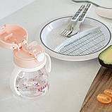 Набір посуду Beaba Pink Grid меламіновий 4+ рожевий, арт. 913460, фото 8