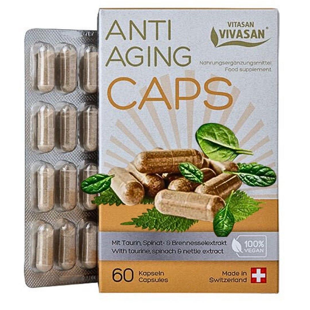 Антивікові капсули для жінок Вівасан Швейцарія 60 шт.